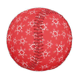 Snowflakes, Red and White Snowflakes, Snow Baseball