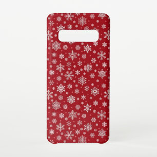 Snowflakes Red Case