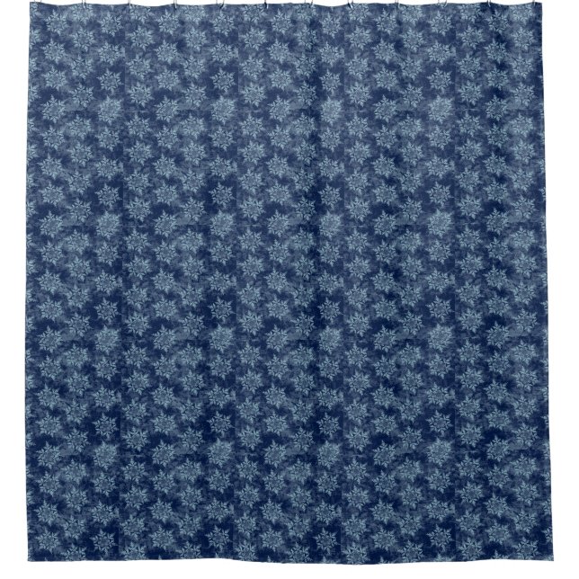 Snowflakes Shower Curtain (Front)