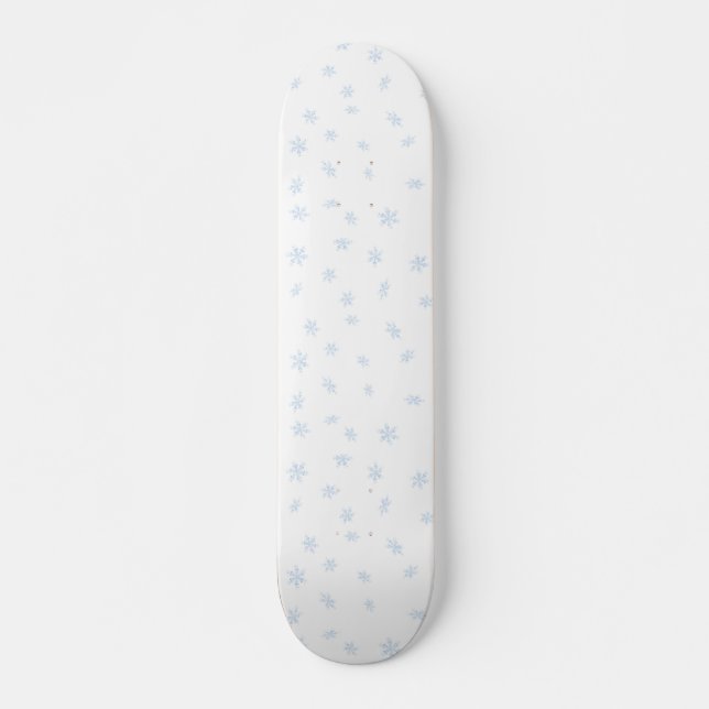 Snowflakes Skateboard (Front)