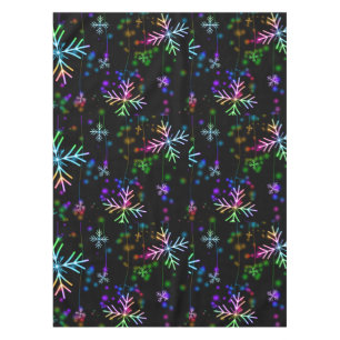 snowflakes tablecloth