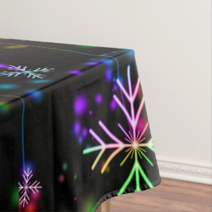 snowflakes tablecloth