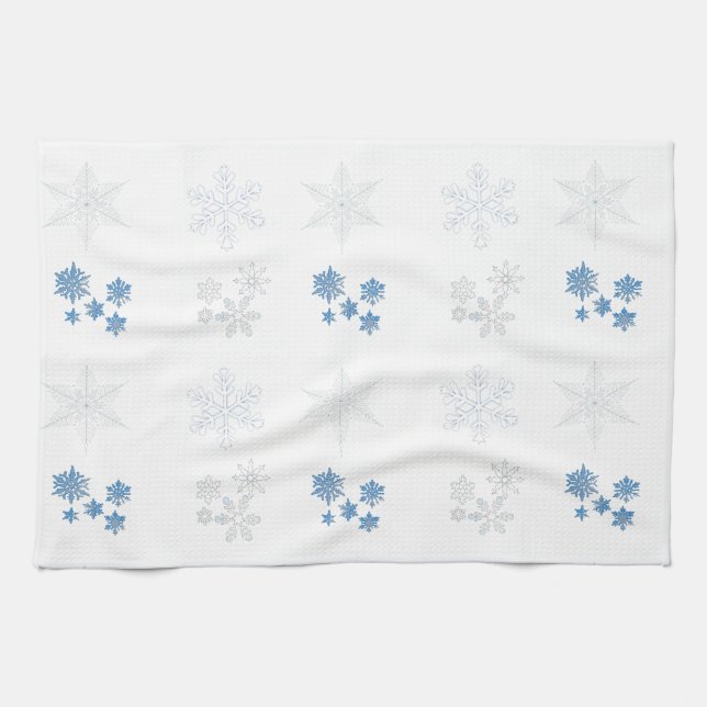 Snowflakes Tea Towel (Horizontal)