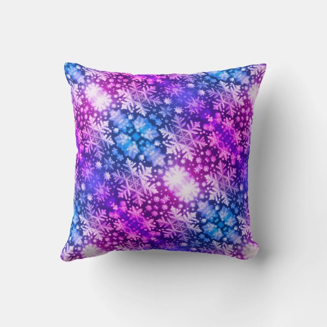 Snowflakes / Thick Crystals / Rays / Miami Mirror Cushion (Back)
