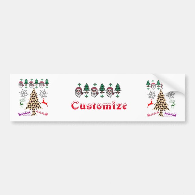Snowflakes Thunder_Cove Bumper Sticker (Front)
