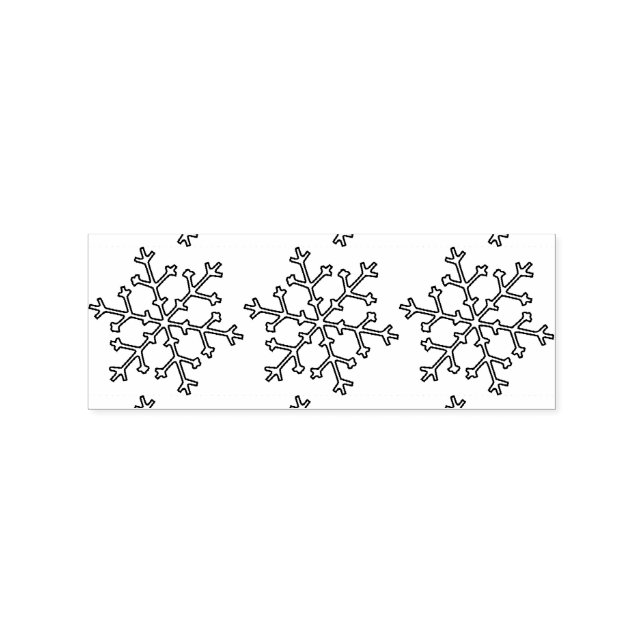 Snowflakes Thunder_Cove Rubber Stamp (Imprint)