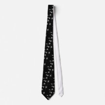 Snowflakes tie