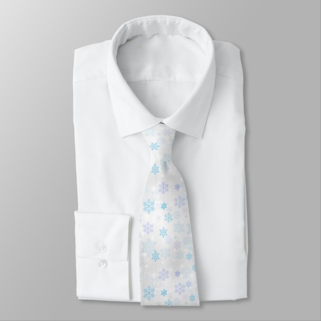 Snowflakes Tie (Tied)