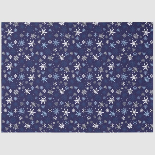 Snowflakes Tissue Paper (Front)