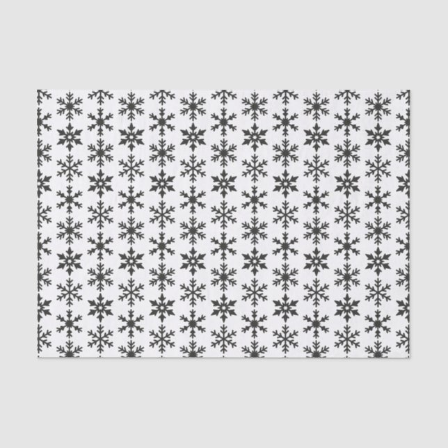 Snowflakes  tissue paper (Front)