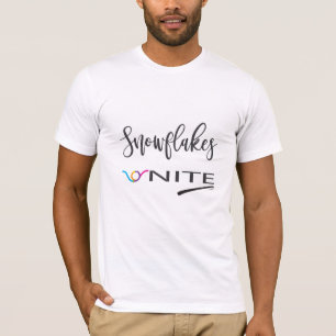 Snowflakes Unite! Political Liberal Resist T-Shirt