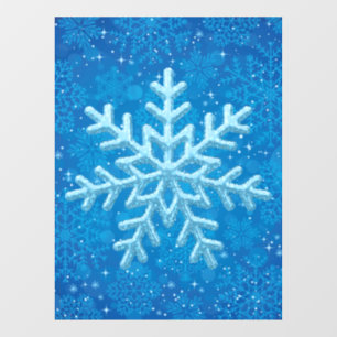 Snowflakes Window Cling