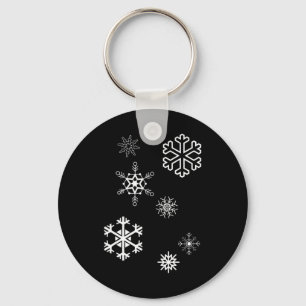 Snowflakes Winter Is Here And The Snow Key Ring