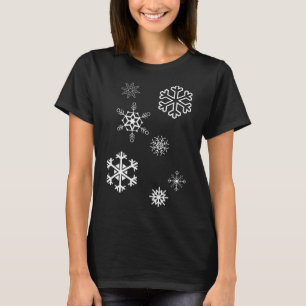 Snowflakes Winter Is Here And The Snow  T-Shirt
