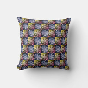 Snowflakes Winter Night / 1974 / Sangria Basic Cushion