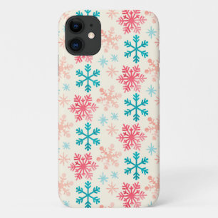 Snowflakes Winter Pattern iPhone 11 Case