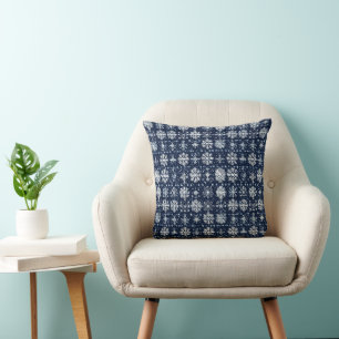 Snowflakes Winter Pattern Cushion