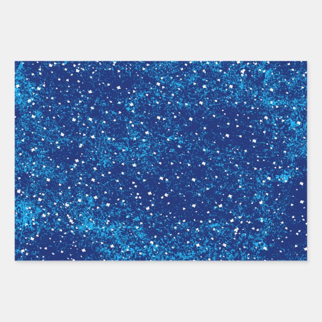 Snowflakes, without Tabby Wrapping Paper Sheet (Front)