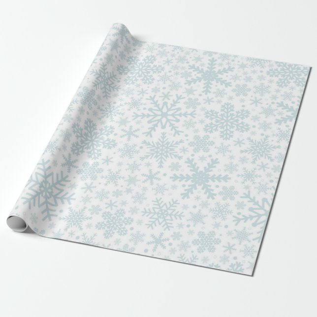SNOWFLAKES | Wrapping Paper (Unrolled)