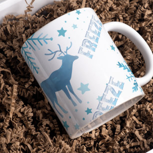 Snowflakes Xmas Coffee Mug