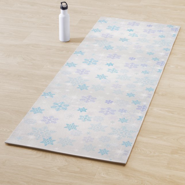 Snowflakes Yoga Mat (In Situ)