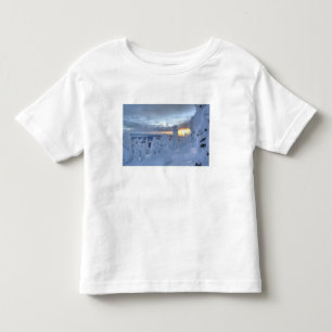 Snowghosts at sunset at Whitefish Mountain Toddler T-Shirt