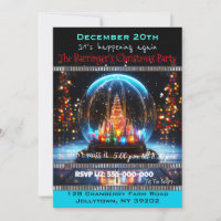 Snowglobe elegant Annual Christmas Party