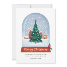 Snowglobe Greeting Card
