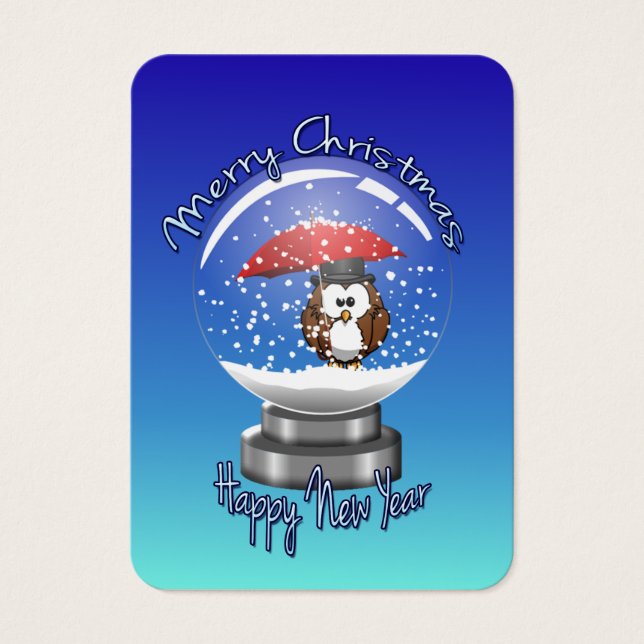 snowglobe owl (Front)