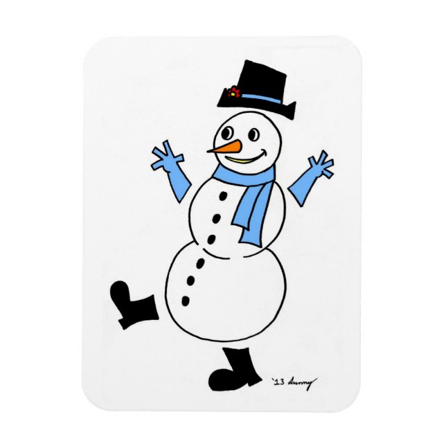 Snowguy Flexible Magnet (Vertical)