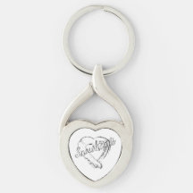 Snowhearts Keychain
