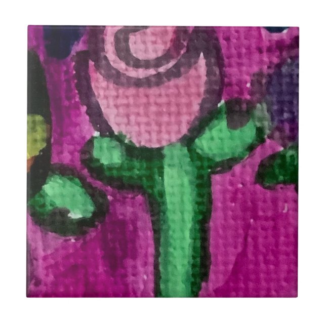 Snowie Schrode Ceramic Tile (Front)