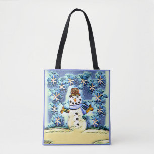 Snowie Snowman Tote Bag