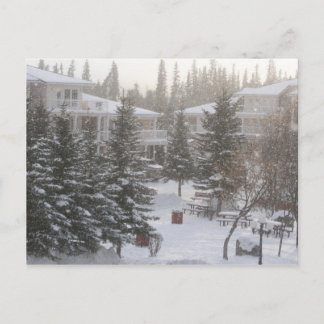 Snowing at Fairmont Hot Springs Postcard