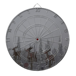 Snowing Blizzard Snow Snowflake Frozen Ice Santa Dartboard