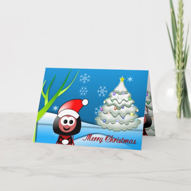 Snowing Christmas Card (Front)