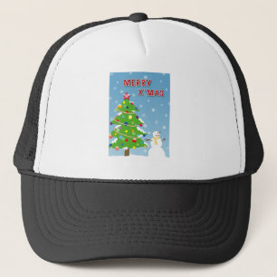 Snowing Christmas Trucker Hat