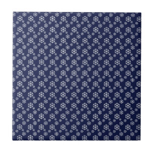 Snowing on Christmas Eve Ceramic Tile