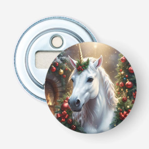 Snowlight: The Enchanted Christmas Unicorn Bottle Opener