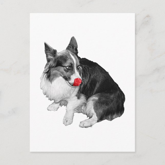 Snowmail: Quick Lick Hello Postcard (Front)