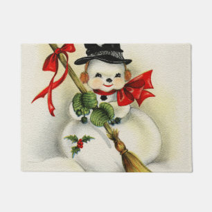 Snowman 001 doormat