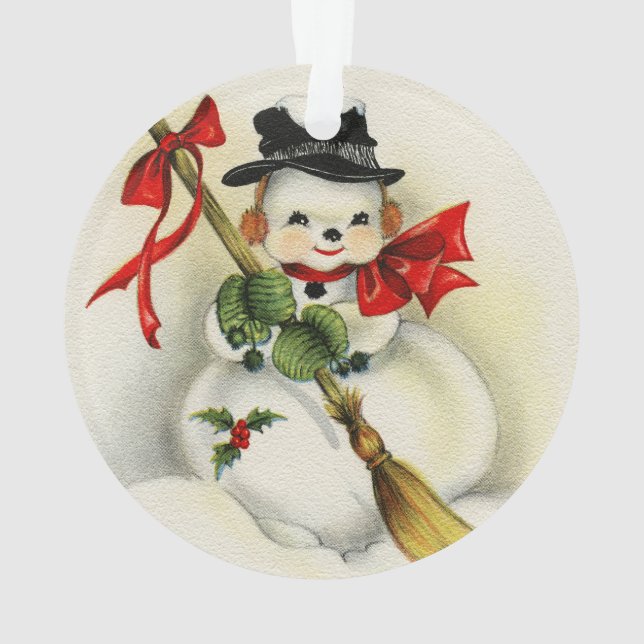 Snowman 001 ornament (Back)