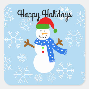 Snowman #1-3 Stickers
