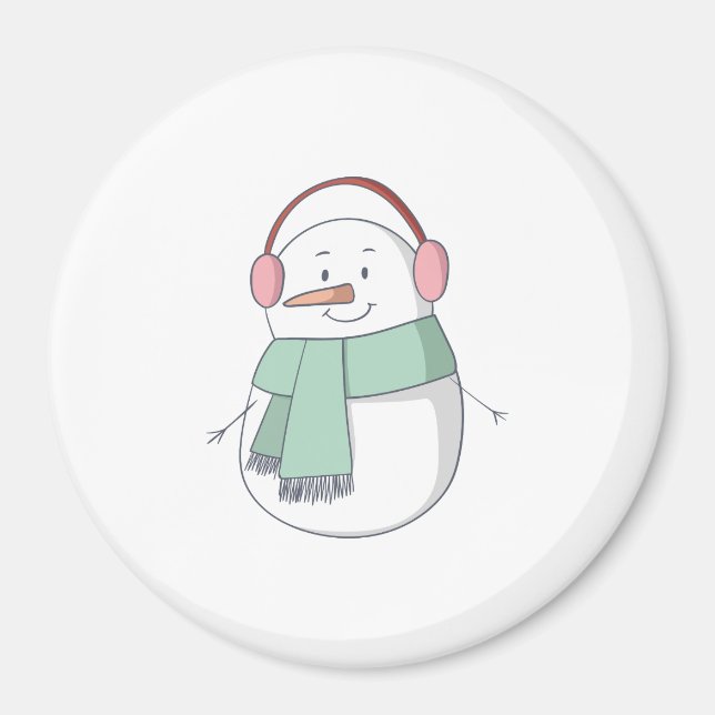 snowman 2 magnet (Front)