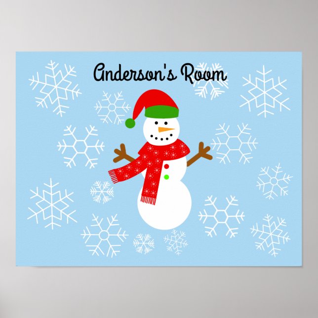 Snowman #2 Poster (Front)