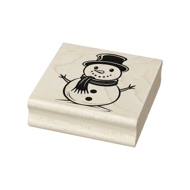 Snowman 2 rubber stamp (Stamp)