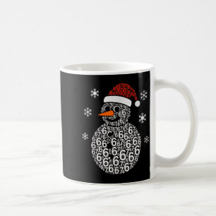 Snowman 67 Six Seven 6 7 Meme Christmas Funny Boy Coffee Mug