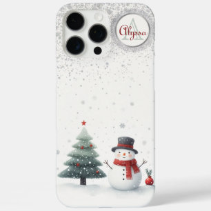 Snowman and Evergreen iPhone 16 Pro Max Case