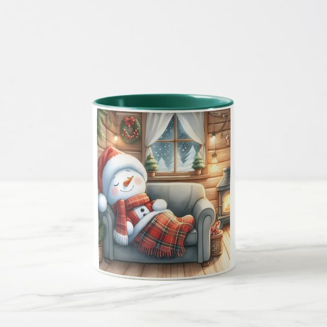 Snowman and Friends Kids Christmas Mug (Center)