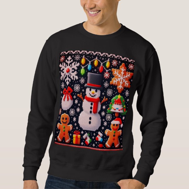 Snowman and Friends Sweatshirt (Front)